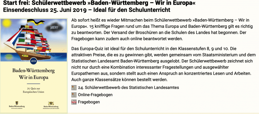 24 Schulerwettbewerb Zur Europaischen Union Europa Union Heilbronn